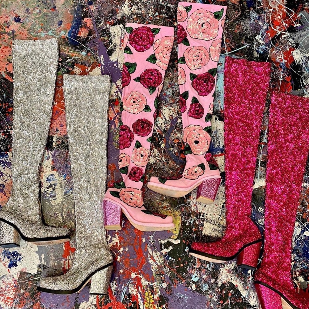 RARE Discount Universe Pink Boots worm twice!